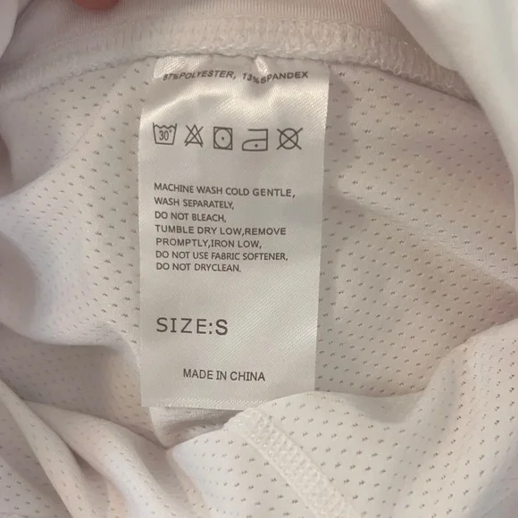 White Stretch Tennis Skirt/Skort Size Small Pickleball skirt - Picture 3 of 4